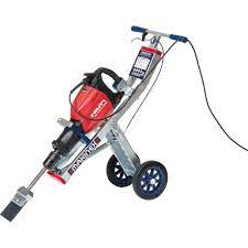 Hilti Te 1000 Avr 120 Volt Demolition Hammer With Makinex Trolley Tile Smasher Cord And Side Handle 3538732 The Home Depot Demolition Hammer Demolition Tile Removal