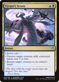 Tyrant S Scorn Magic The Gathering Cards Magic The Gathering Sets Magic The Gathering