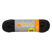 Paracord is a very strong material, making it a good option for diy leashes. Para 1100 Heavy Duty Cord Black 50 0 Ft Walmart Com Walmart Com