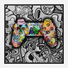Check out 17 of his best graffiti artworks below. Gamer Graffiti Art Print