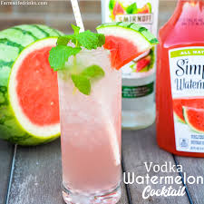 Add a lime slice to each glass for a festive garnish. Vodka Watermelon Cocktail The Farmwife Drinks