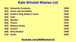 10 great kate winslet movies. Kate Winslet Movies List Youtube