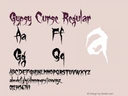 The cursed text generator will allow you to create creepy glitchy fonts and share them in social media. Gypsy Curse Font Family Gypsy Curse Uncategorized Typeface Fontke Com