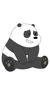 Webarebears bears cute panda webarebearscartoon bear. We Bare Bears Silly Panda Sticker Sticker Mania