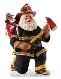 Ruff Job Rescue Team Santa And Dog Santa And His Sidekick Form The Auxiliary Rescue Team They Will Save You F Firefighter Art Firefighter Pictures Fireman