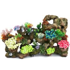 Top Fin Stone Coral Bubbler Aquarium Ornament Aquarium Ornaments Aquarium Decorations Fish Tank Decorations