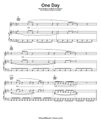 One Day Sheet Music Kodaline In 2020 Sheet Music Guitar Chords For Songs Piano Sheet Music Free