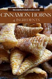 Cinnamon Bugles Homemade Snacks Snack Mix Recipes Yummy Snacks