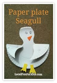 Paper Plate Bird Crafts For Kids Preschool Summer Bird Craft Paper Plate Seagull Home Easy Fun Free Things To Do W Summer Preschool Crafts Paper Plate Crafts For Kids Summer Preschool