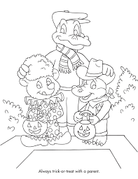 Halloween Safety Coloring Page Halloween Safety Pirate Coloring Pages Halloween Coloring Pages