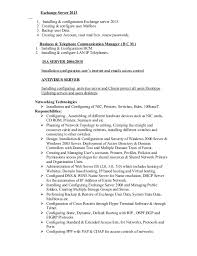 Tailor your resume by picking relevant responsibilities from the examples below and then add your accomplishments. It Manager Team Leader C V