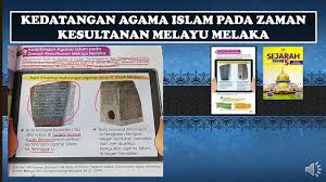 Bangsa asal yang paling banyak berkorban untuk negara tersebut, bukan bangsa mendatang. Sejarah Tahun 5 Unit 2 Agama Islam Di Malaysia Youtube