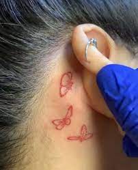 Butterfly Tattoo Red Ink Tattoos Red Tattoos Tattoos