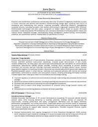 A Resume Template For A Human Resources Manager You Can Download It And Make It Your Own Human Resources Job Resume Samples Human Resources Resume