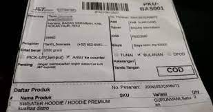 Perbedaan Resi Biasa Dan Resi Cod Jasa Pengiriman J T Jne Tiki Sicepat Dll Www Arie Pro