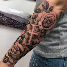 Top 103 rosary tattoo ideas 2020 inspiration guide hand tattoos for guys tattoos for guys small hand tattoos. Mens Rosary Sleeve Tattoo Novocom Top