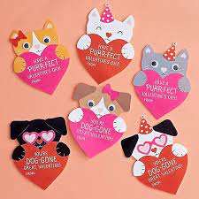 Cute dachshund with pink valentine's day heart car…. Puppies And Kittens Valentine Card Kit Paper Source