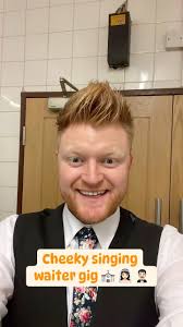 Loved tonight’s singing waiter gig over at @hotelsheratonblackpool 🎙️