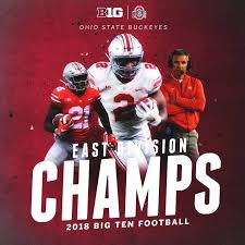 East Big Ten Champions Buckeyes Ohio State Buckeyes Big Ten Football Ohio State