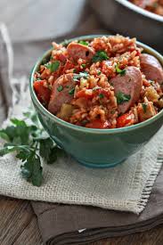 One Pan Easy Smoked Sausage Jambalaya Rezeptideen Rezepte Mit Wurstchen Lebensmittel Essen