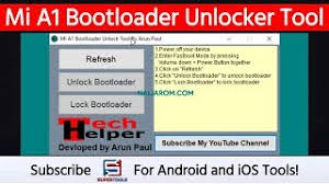 Follow the easy steps to unlock bootloader mi a1: Mi A1 Bootloader Unlocker Tool Best Xiaomi A1 Bootloader Tool