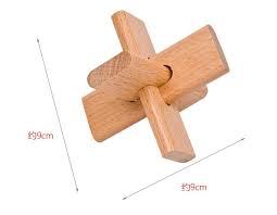 3 pieces pyramid solution / instructions. 3d Cross Wooden Brain Teasers Puzzle Puzzle Coaster Puzzle Knifepuzzle Toy Aliexpress