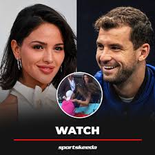 Mexican actress Eiza Gonzalez was spotted holding Grigor Dimitrov's hand  and giving him a kiss at the Madrid Open! 😍 Watch it here 👇
