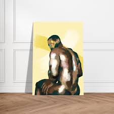 Nude Study I Homoerotic Art Print Gay Art Queer Lgbt Erotic Male Man Muscle  - Etsy