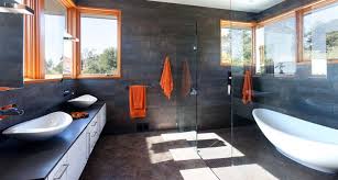 The trend of contemporary bathroom designs is scaled down, minimalist, highlighting warm, earthy tones. 21 Dark Bathroom Designs Decorating Ideas Design Trends Premium Psd Vector Downloads