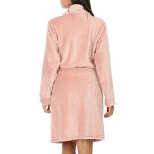 Combinaisons en pilou pilou, ensembles pyjama à motifs, pyjashorts. Robe De Chambre En Pilou Rose