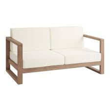 Light Brown Eucalyptus Segovia 2 Seater Outdoor Bench World Market In 2020 Outdoor Bench Outdoor Sofa Patio Bench