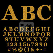 Maybe you would like to learn more about one of these? Goldbuchstabe Alphabetische Schriftarten Mit Zahlen Und Symbolen Wandposter Poster Glanz Mag Fall Myloview De