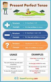 Present Perfect Tense Formula Exercise And Examples Perfect Tense Present Perfect Study English Grammar