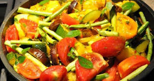 Zucchini Eggplant And Green Beans With Tomatoes Recipe Recipe Tomato Recipes Eggplant Dishes Tomato Dishes