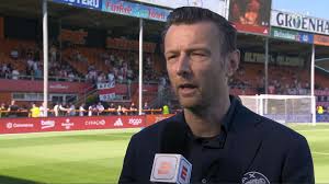 Menno Geelen aparece ante las cámaras de ESPN justo antes del Ajax-FC Utrecht: «Perdón por mi lenguaje, pero...»