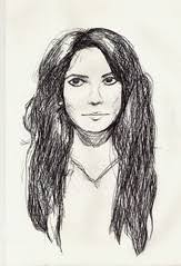 TANCAT. CURS 2010-2011. 17è EXERCICI. Autoretrat a tinta i amb ombres.