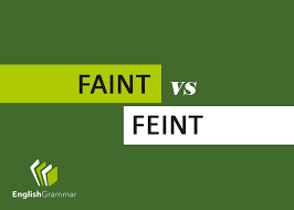 How do you stop feeling light headed ? Faint Vs Feint