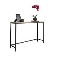 Maybe you would like to learn more about one of these? Home Garden Sauder North Avenue Narrow Metal Frame Console Table In Faux Concrete Black Tables
