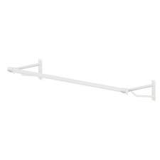Wall Mounted Clothes Rail Matt White Garment Shop Display 1 22m 1 83m 2 44mx25mm Ebay Hanging Racks Clothes Rail Hanging Clothes Rail