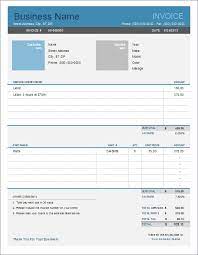 Invoice Templates For Excel