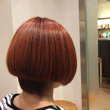 new秋カラー カラーリングしてもらった v秋先どり 秋カラー レッドカラー レッドヘアカラー 赤髪 ヘアカラー カラーリング ボブ ボブヘアー ショートボブ contrast hair コントラスト ヘアサロン 美容室 美容院 美容 レッドヘアカラー 秋カラー