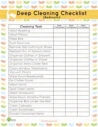 Printable Deep Cleaning Bedroom Checklist Mom It Forward Clean Bedroom Deep Cleaning Checklist Bedroom Checklist
