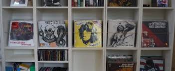 Plattenbilly Record Store Style Storage In Ikea Billy Bookcases Schallplatten Regal Lp Regal Plattenregal