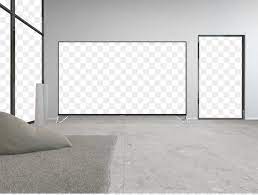 Mockup wall in the children's room on wall white colors background. Window Cartoon