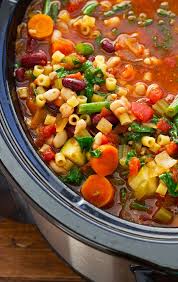 Homemade Minestrone Soup Slow Cooker Rezept Kochrezepte Rezepte Suppenrezepte