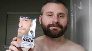 how to dye your beard using just for men mustache beard