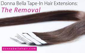 Then gently peel the tape off and wash your hair when you are done. How To Remove Tape In Hair Extensions Donna Bella Hair