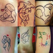 Mutter Und Kind Mitte Oben Ich Liebe Es Einander In Die Augen Zu Schauen Damen Und Mode Tochter Tattoos Tattoos Fur Mutter Mama Tattoos