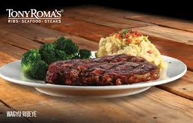 Rib eye chicken & chops seafood senior menu kids menu. Menu Tony Roma S Ribs Seafood Steaks