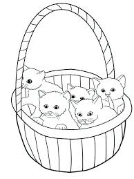 Cute baby cat coloring pages. Baby Kitten Coloring Pages The Kitten Is A New Born Little Cat This Term Is Used For Cats Under The A Kitten Coloring Book Cat Coloring Page Kittens Coloring